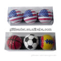 3PCS Golf Ball Set PVC Box with Logo